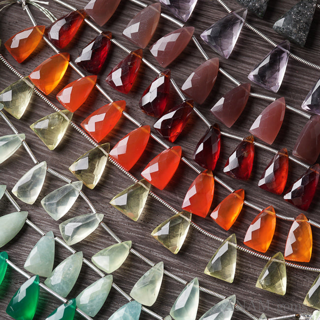 レモンクォーツ トリリアントカット