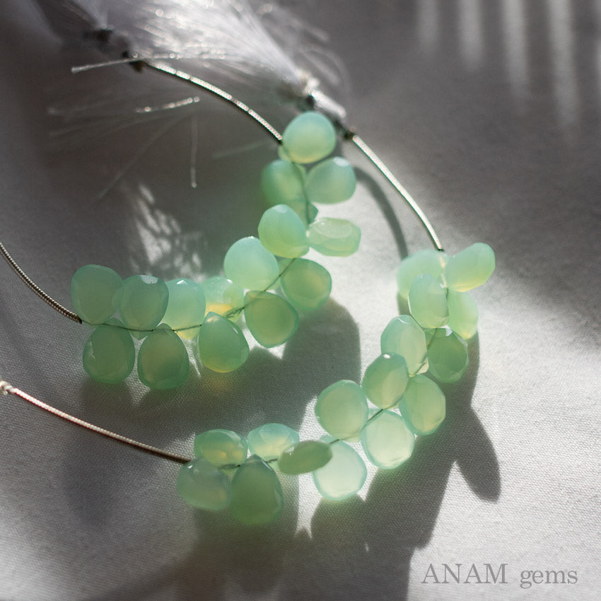 【追加】アップルグリーン カルセドニー MOMO花スライス