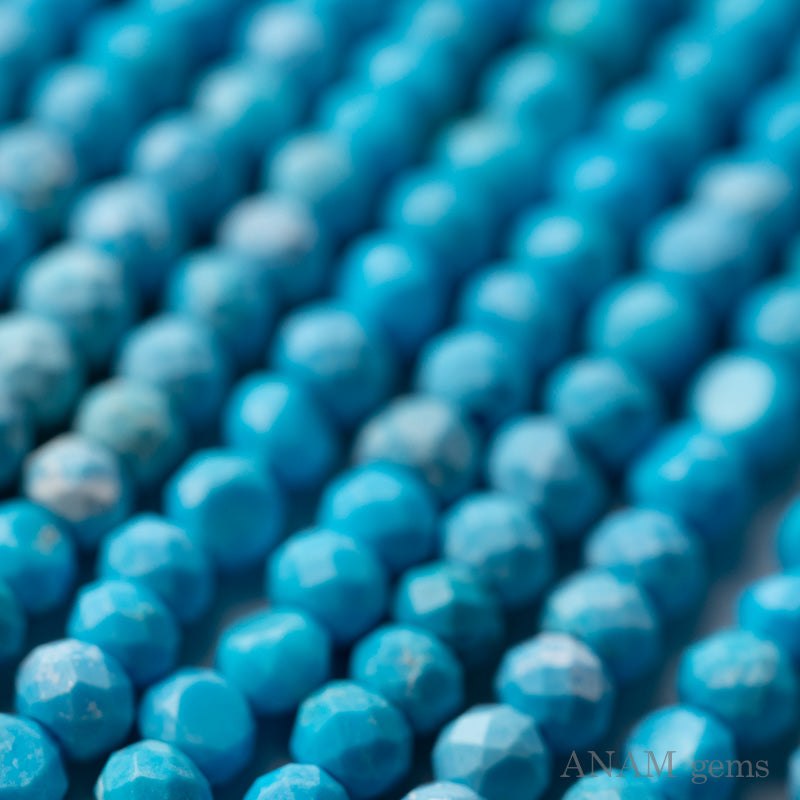 【アリゾナ産】ターコイズ 2mm ボールカット【色のり抜群!】