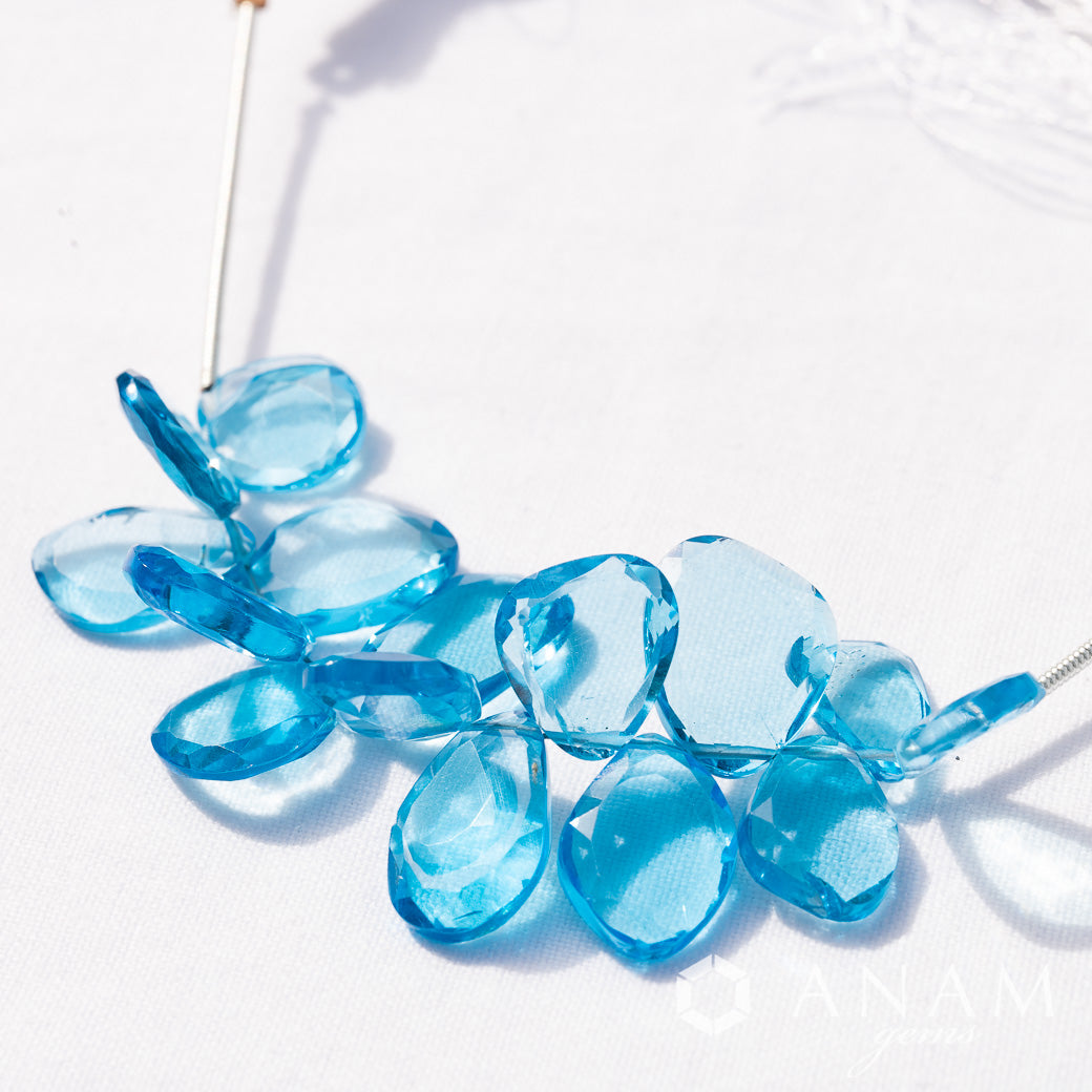 Carnelian MOMO Flower Slice Cut Beads