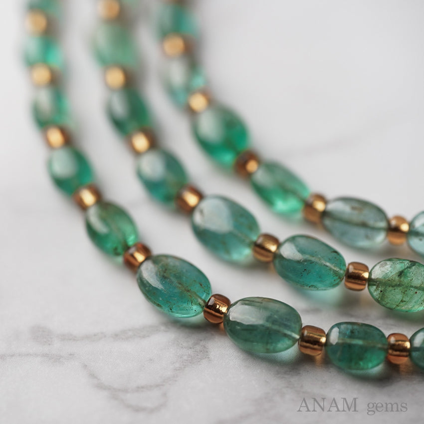 【ザンビア産】 エメラルド スムース オーバル