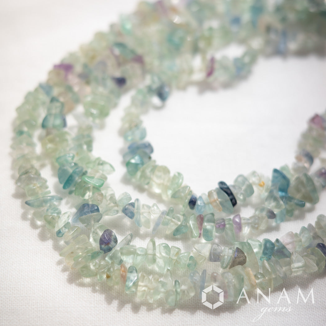 グリーン フローライト さざれ(ラフロック)80cm