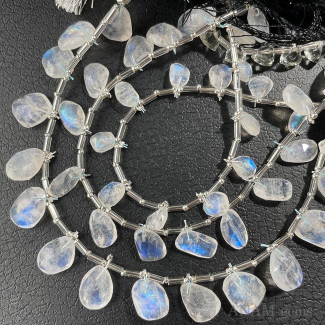 ブルームーンストーン ローズカット スライス