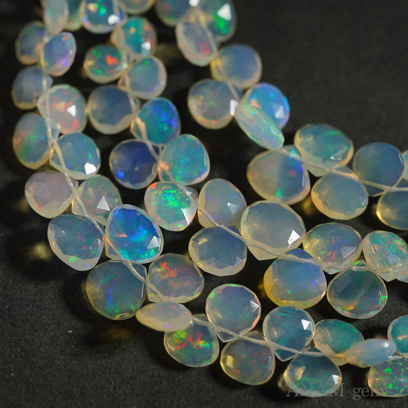 【1番人気】エチオピア産 プレシャス オパール ペアシェイプカット マロンシェイプカット【ビーズFriend掲載】