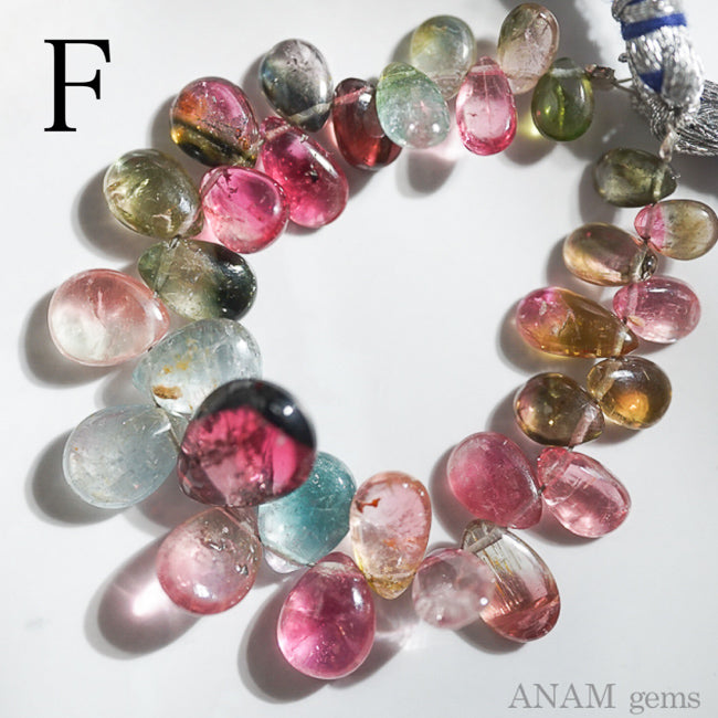 【1点もの】ウォーターメロントルマリン(バイカラートルマリン)ペアシェイプ