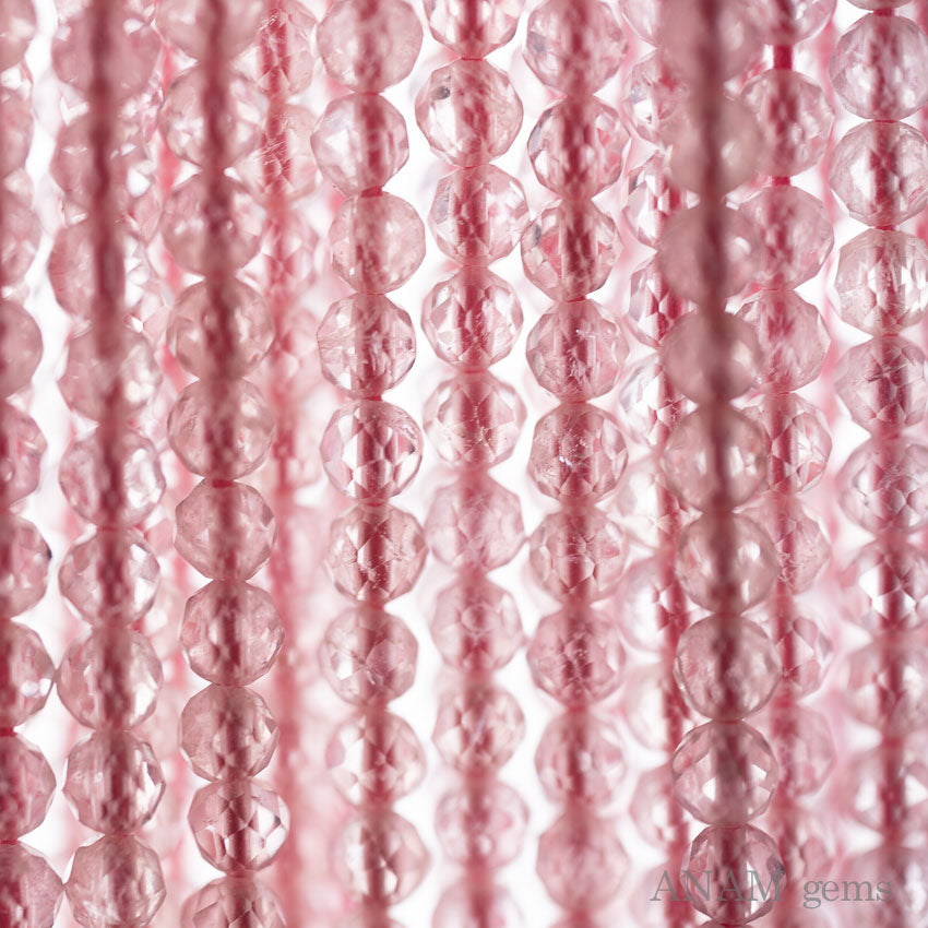 [우수한 투명성! Morganite 3mm 공 컷