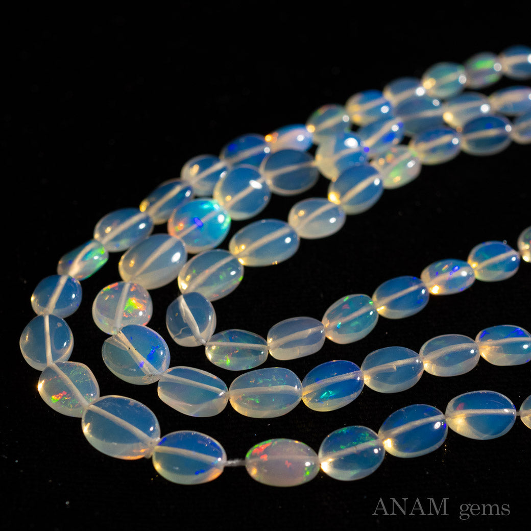Ethiopian Opal Smooth Tumble Beads