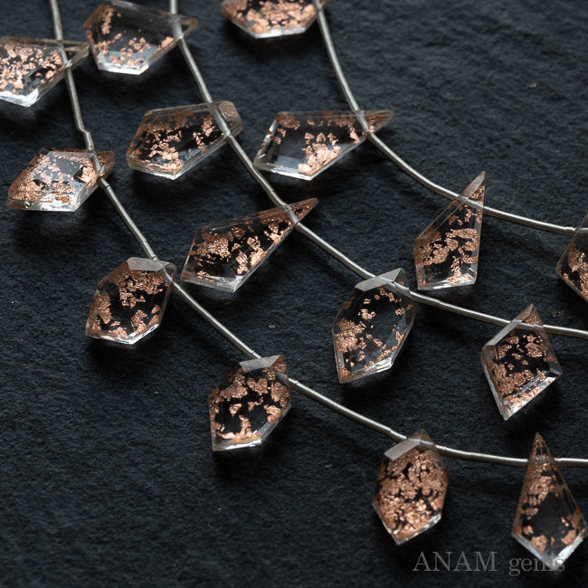 コッパーホイルクォーツダブレッスライスカット