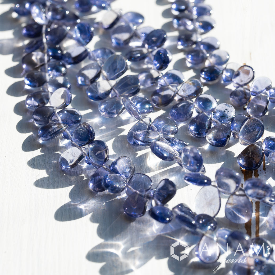 【ラスト追加】アイオライト スムース ペアシェイプ