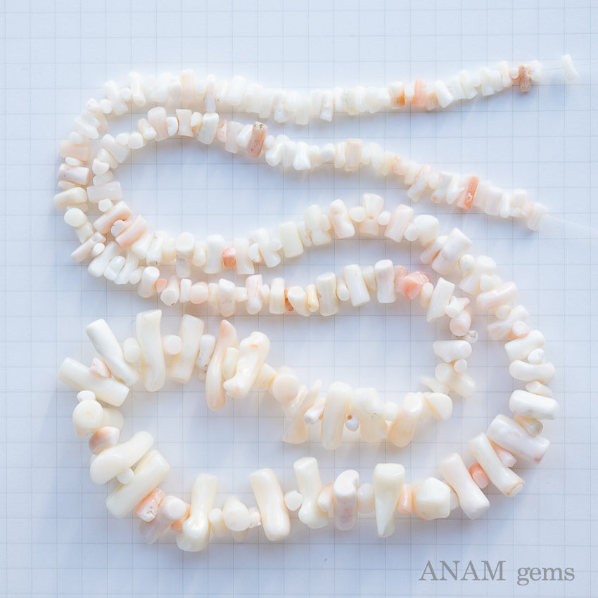 シロサンゴ(ホワイトコーラル) さざれ 高品質【天然色】