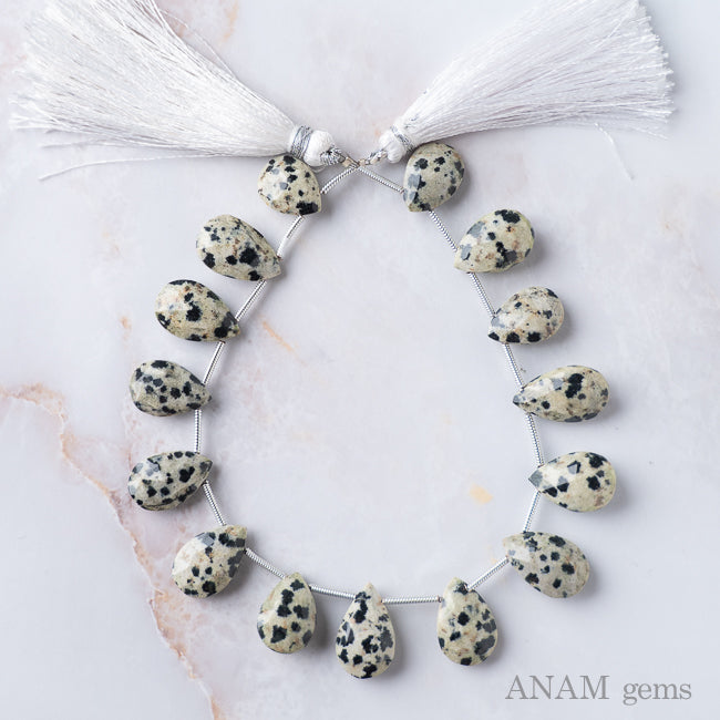 ダルメシアンジャスパー ペアシェイプ