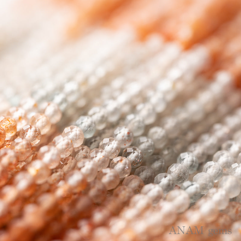 フェルドスパー サンストーン 3mm ボールカット