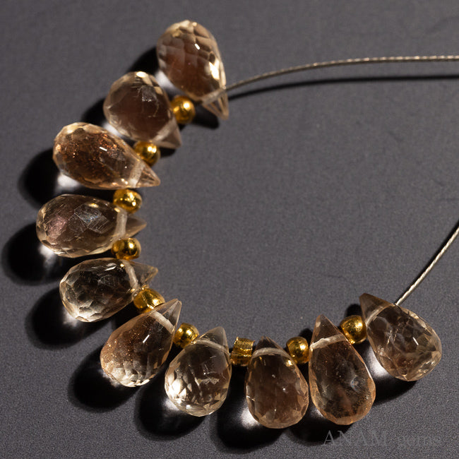 【追加】オレゴンサンストーン ドロップカット