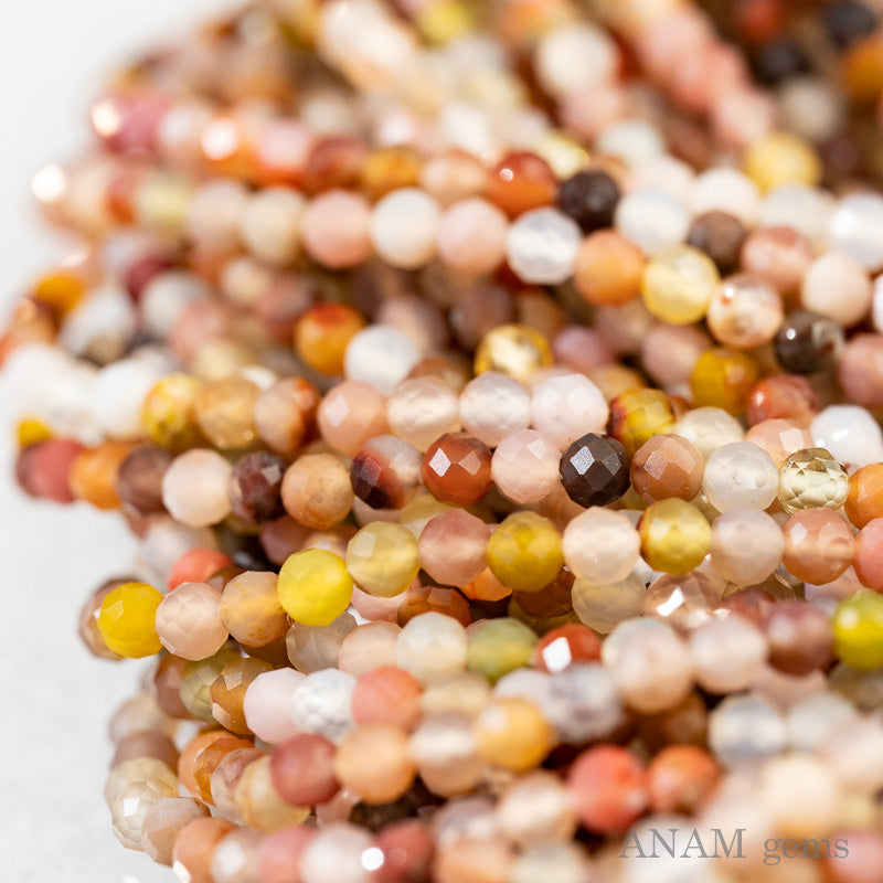 マルチカラーアゲート 2mm ボールカット
