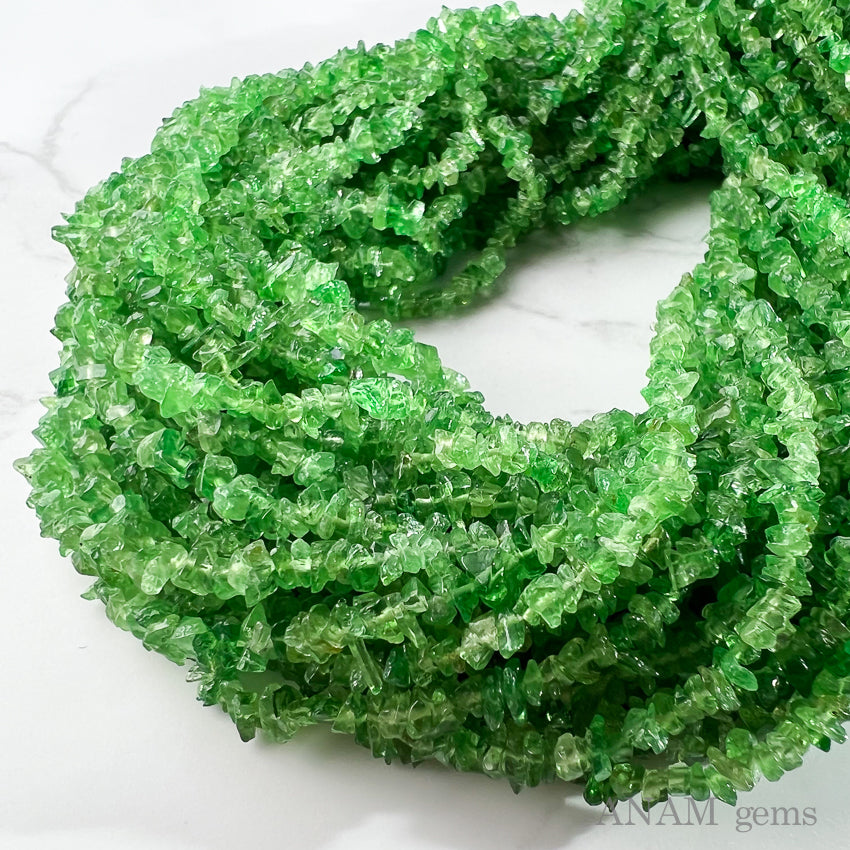 ツァボライト ガーネット(グリーンガーネット)さざれ 【タンザニア産】