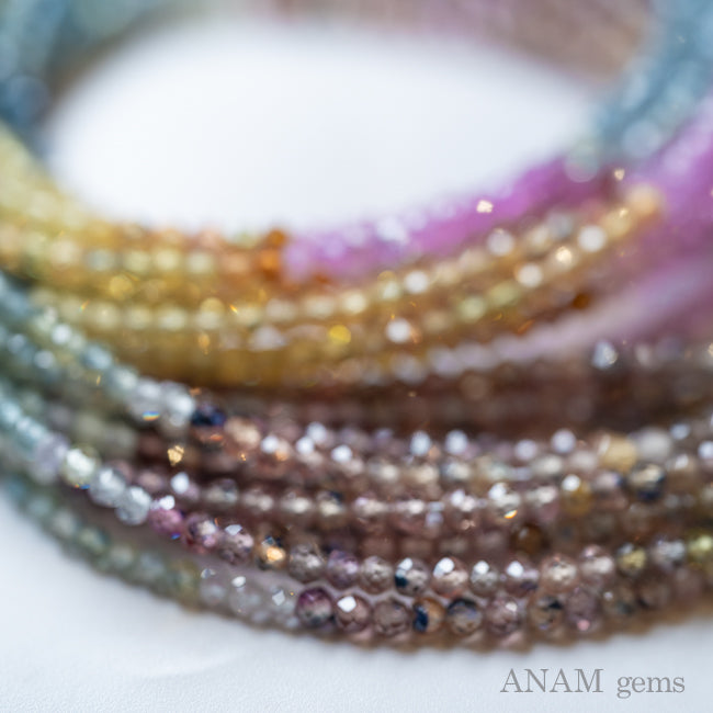 【ラスト】マルチカラー サファイア 2.1mmボールカット(サファイヤ)