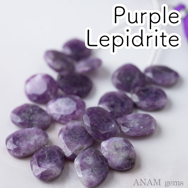 パープルレピドライト MOMO花スライス