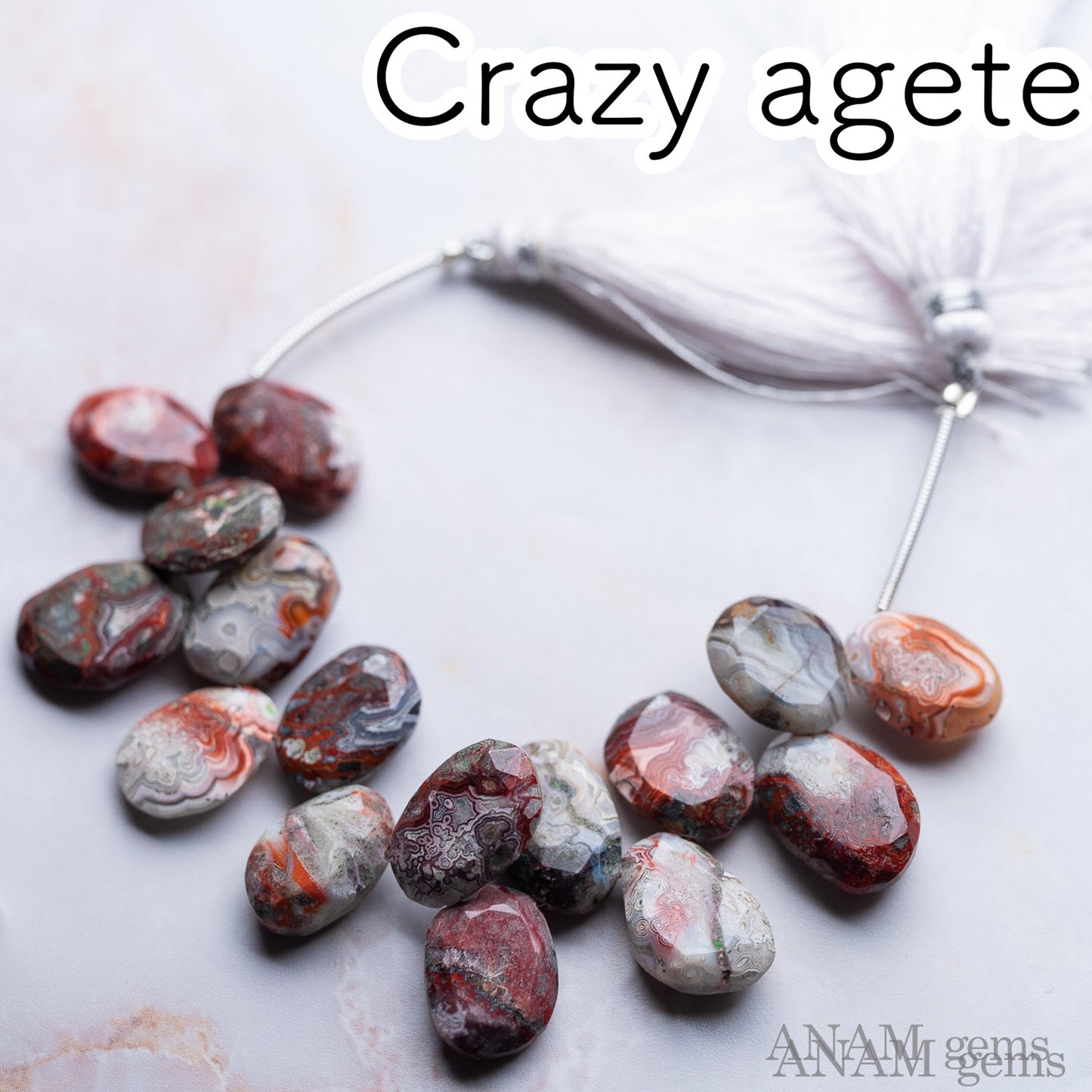 クレイジーレースアゲート MOMO花スライス