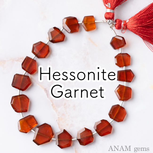 ヘソナイトガーネット オクタゴン スライスカット