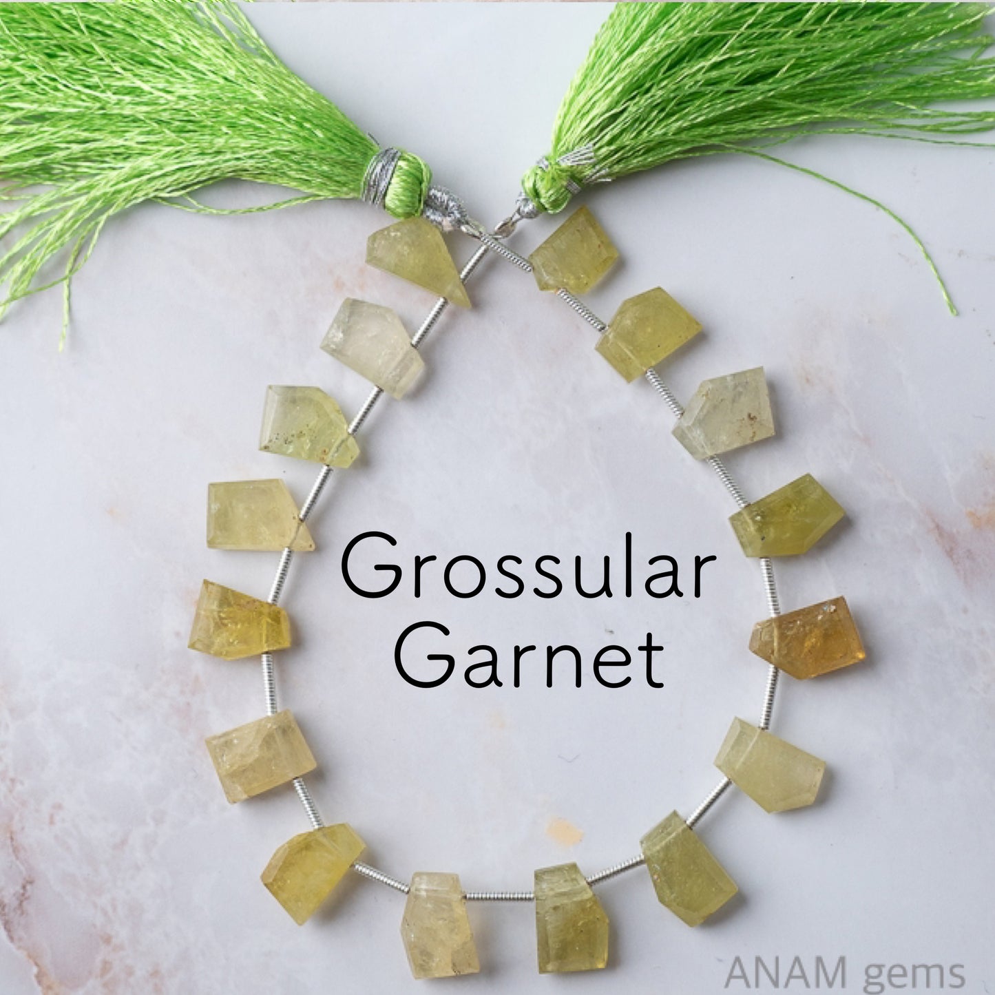 グロッシュラーガーネット タブレットスライス