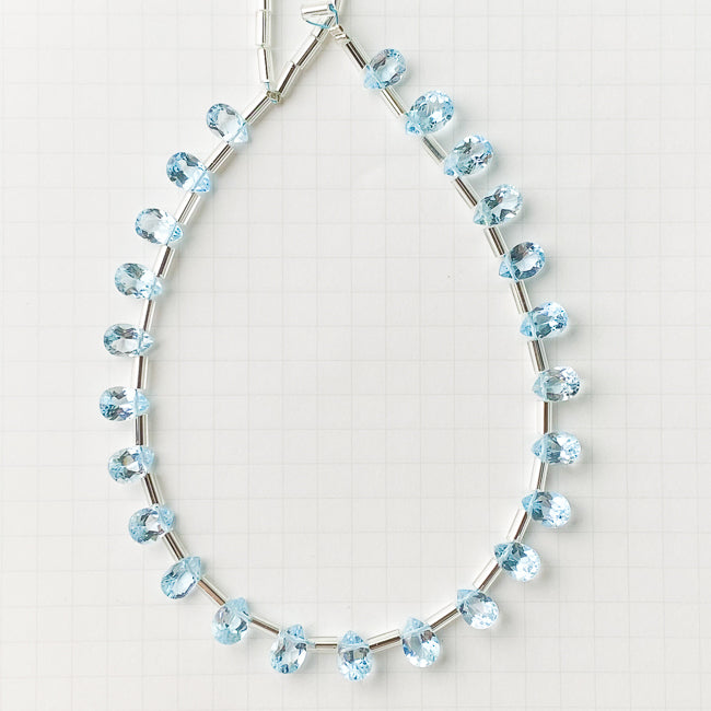 ブルートパーズ ファセット しずく型