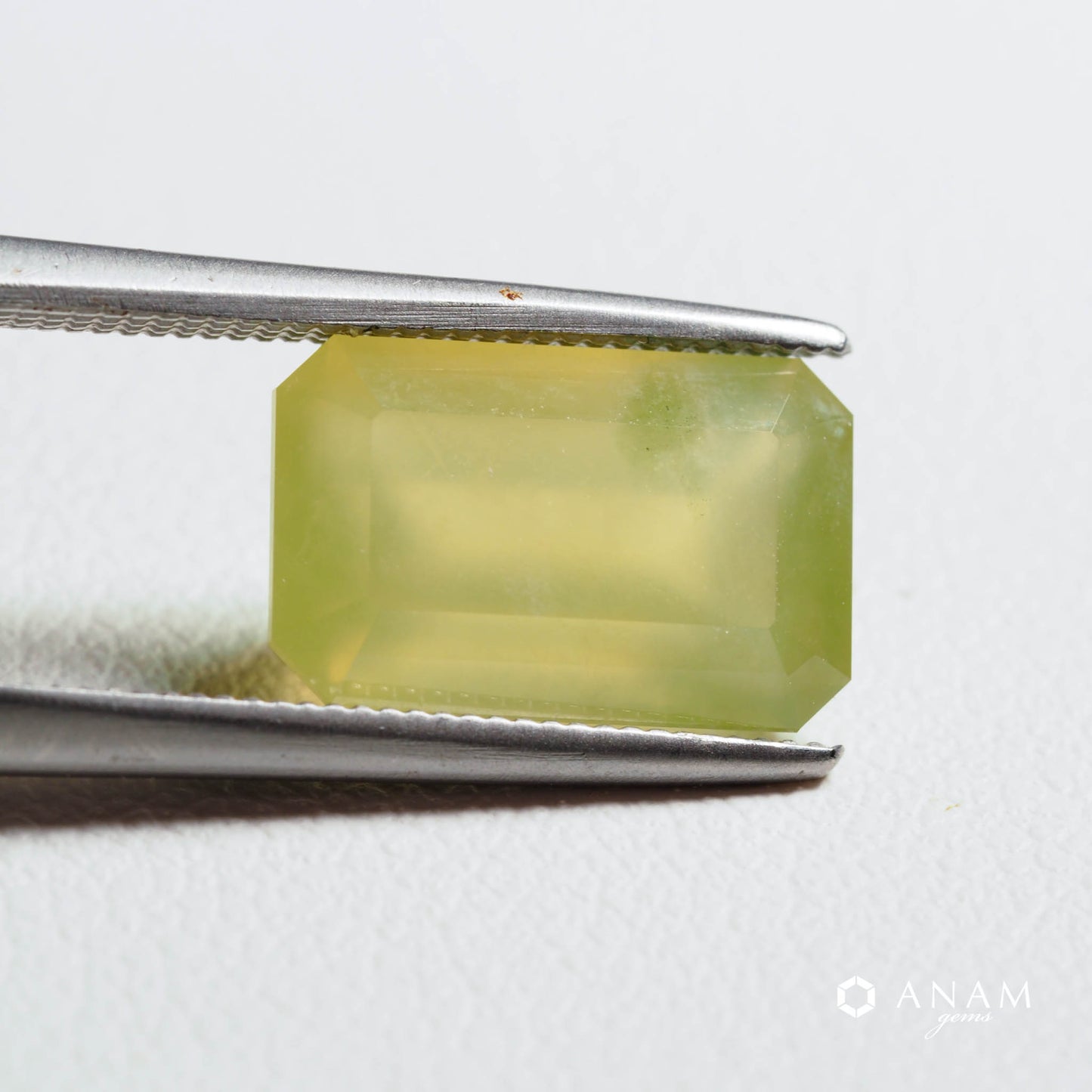 カリフォルナイト（Californite）3.4ct｜エメラルドカット｜ハッピーキャンプ産