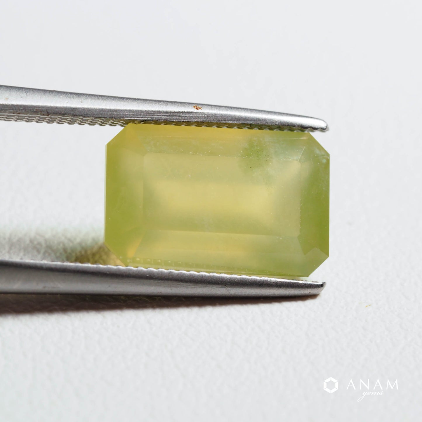 カリフォルナイト（Californite）3.4ct｜エメラルドカット｜ハッピーキャンプ産