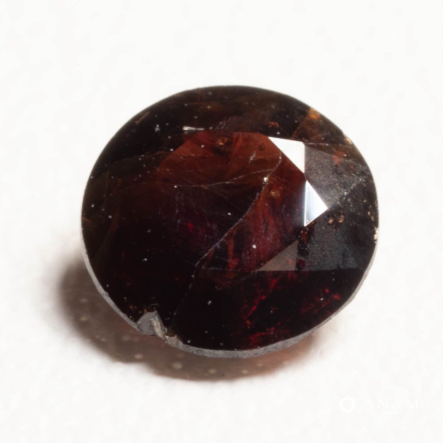 ペイナイト（Painite）0.36ct ミャンマー産 4mmラウンドカット｜彩珠鑑別書付｜レアストーン