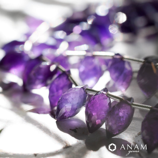 アフリカン アメジスト シャンデリアカット