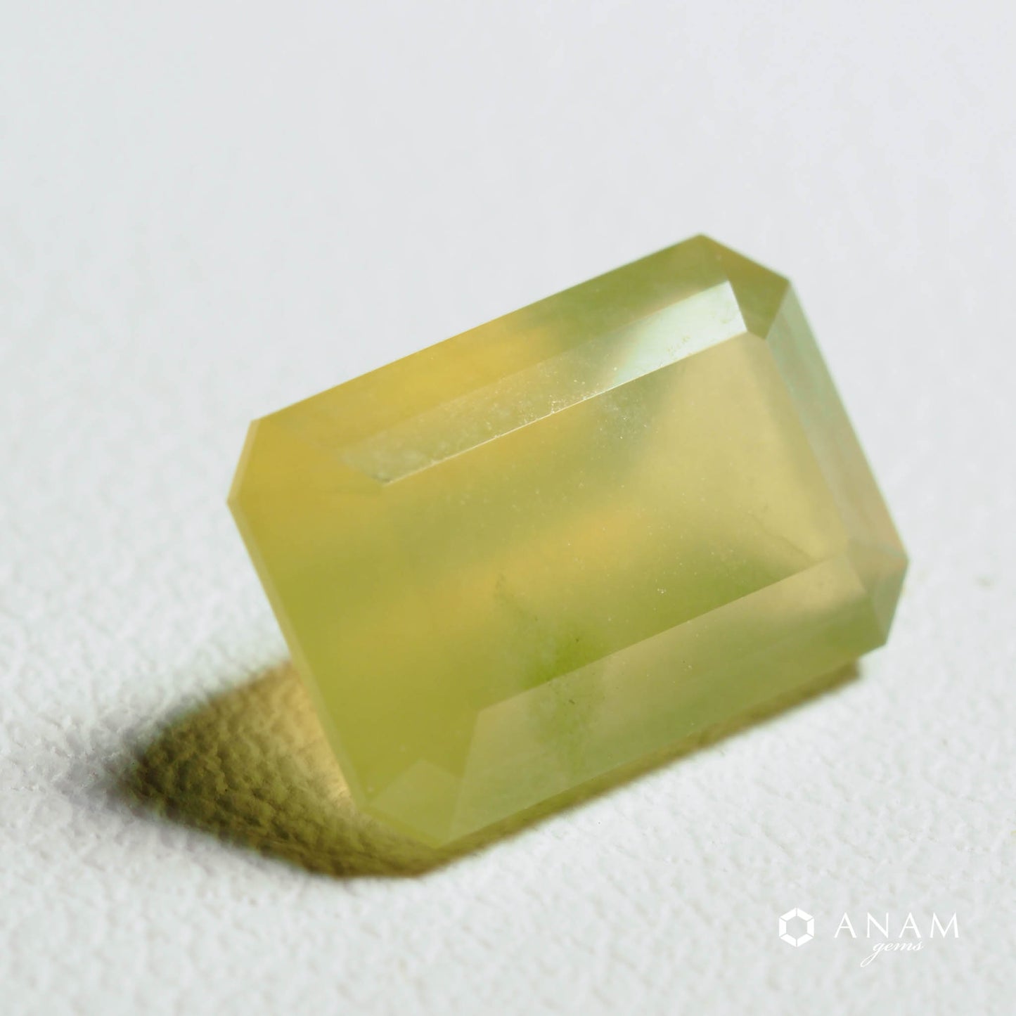 カリフォルナイト（Californite）3.4ct｜エメラルドカット｜ハッピーキャンプ産