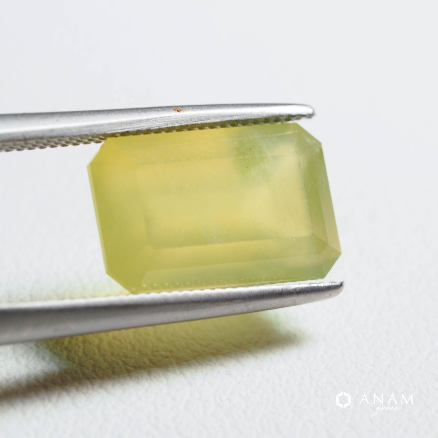 カリフォルナイト（Californite）3.4ct｜エメラルドカット｜ハッピーキャンプ産