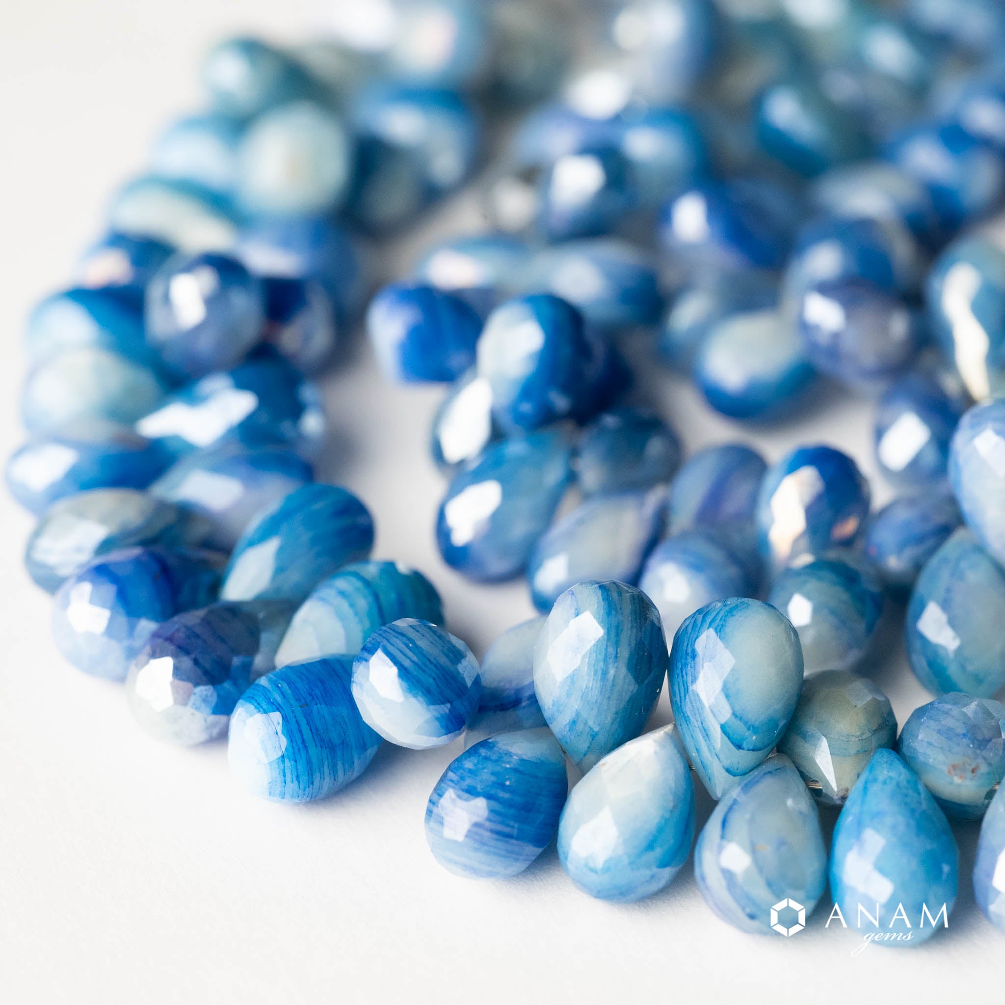 コーティングムーンストーンドロップカット‖ANAM gems（アナムジェムズ