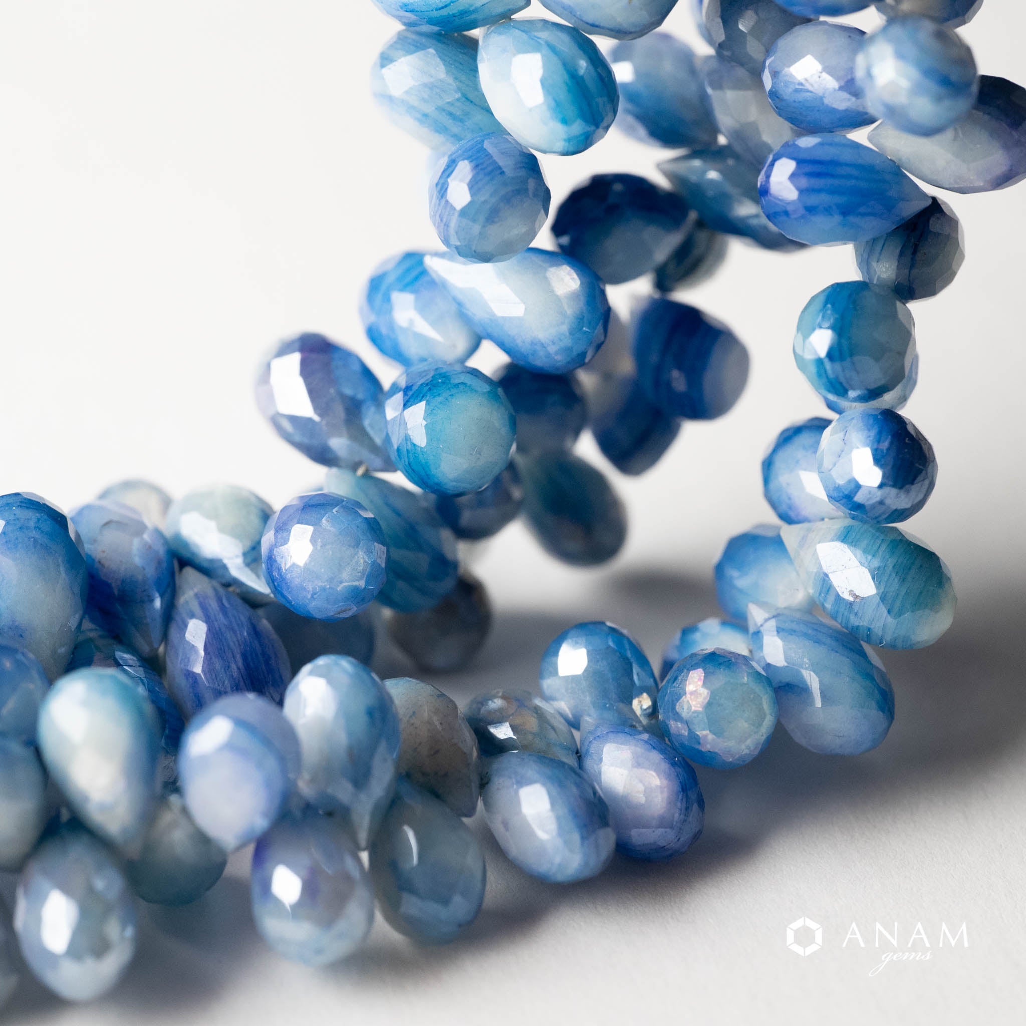 コーティングムーンストーンドロップカット‖ANAM gems（アナムジェムズ