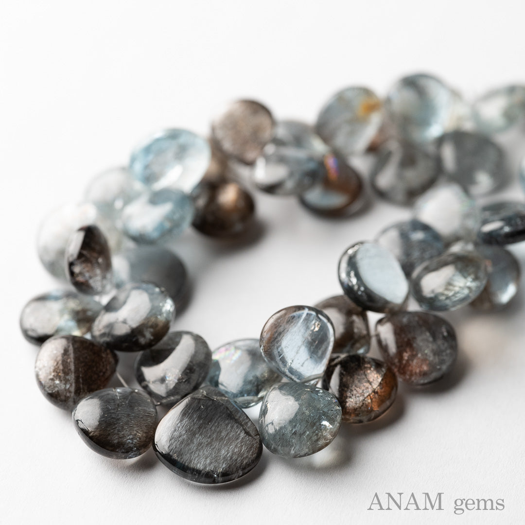 モスアクアマリン-ANAM gems‖ハンドメイドアクセサリー用天然石ビーズ 