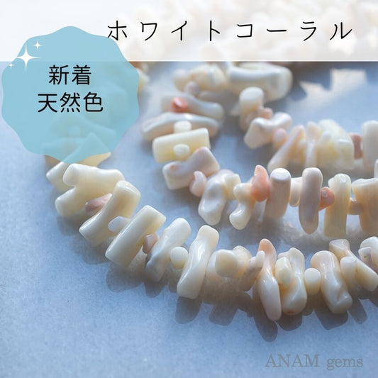 【Add a small amount of sale】 【Showa Dead Stock】 Silosango (White Coral) Sazare High Quality [Natural Color]