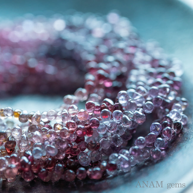 [Popular in live! Multicolor spinel smooth drop