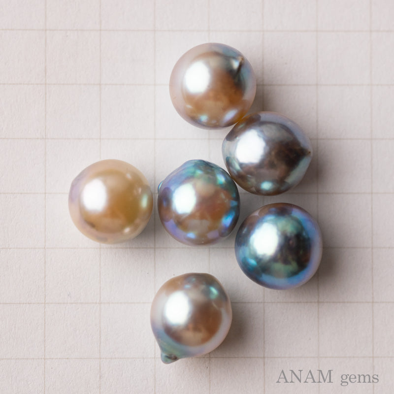 [Completely untreated] Akoya Pearl Lose 7mm Ham-fried beans Akoya and pearl [No tone]