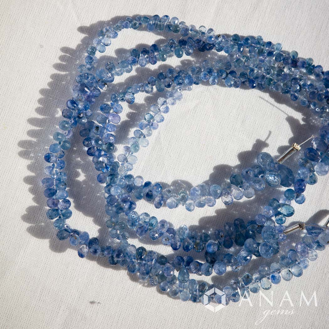 [Unheated] Blue Sapphire Drop Cut [From Sri Lanka]