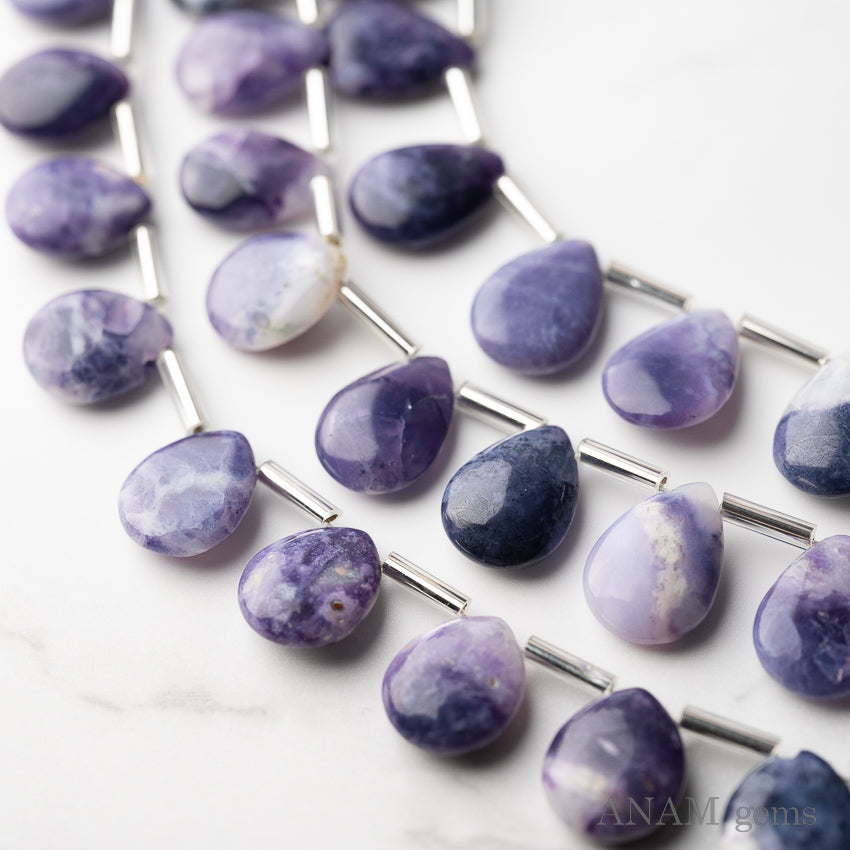 Tiffany Stone Smooth Pair Shape Beads