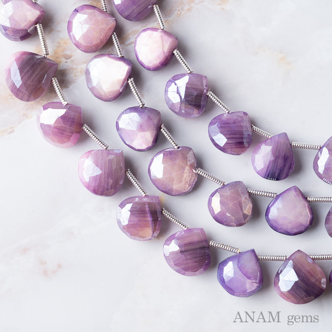 コーティング ムーンストーン 八重桜2021-ANAM gems‖ハンドメイド