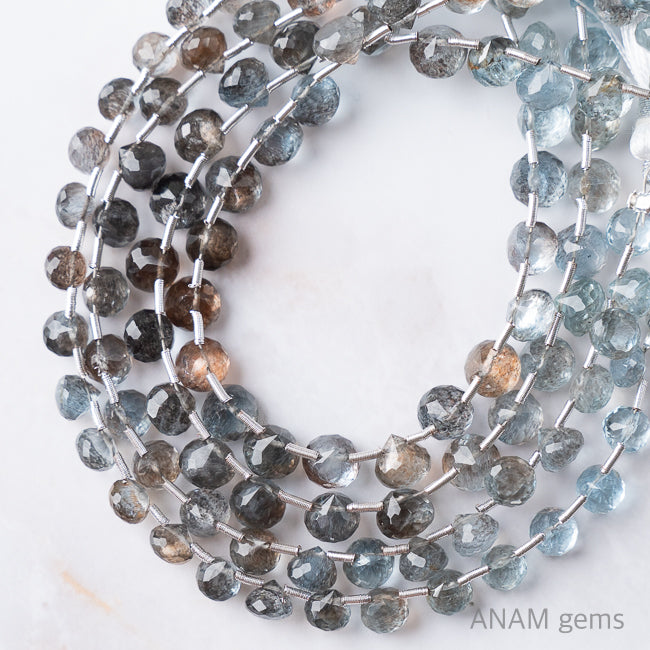 モスアクアマリン-ANAM gems‖ハンドメイドアクセサリー用天然石ビーズ 