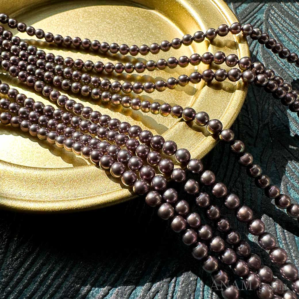 アコヤ真珠ベビーパール、グリーントルマリンのネックレス 半額品