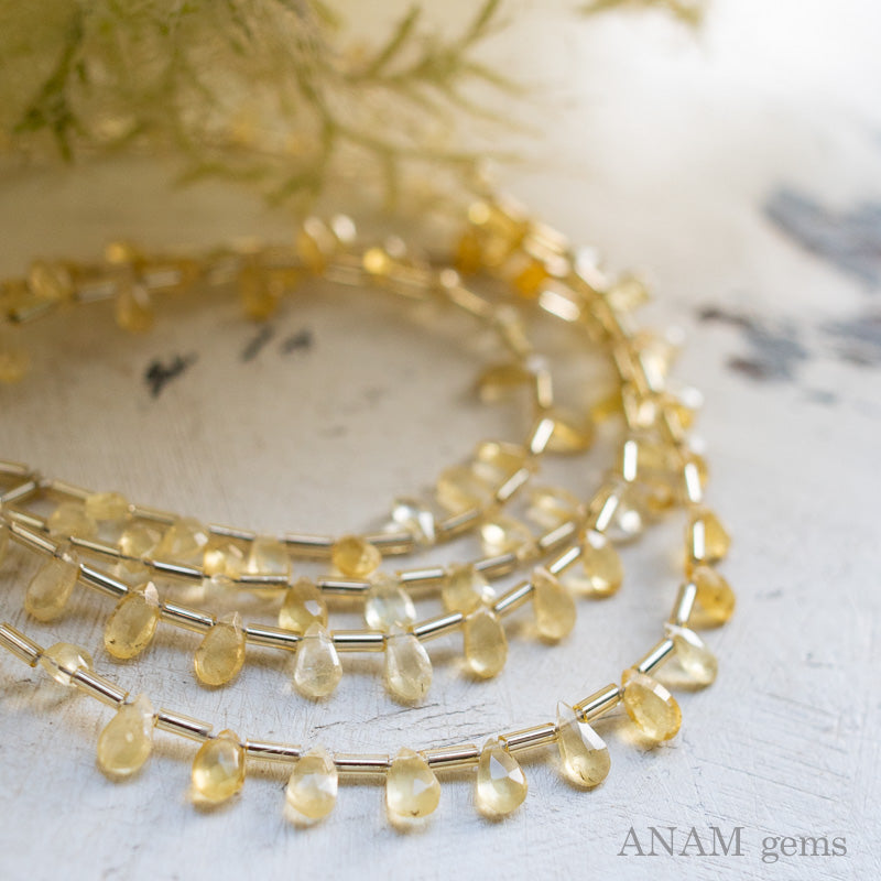 ヘリオドール-ANAM gems‖ハンドメイドアクセサリー用天然石ビーズを